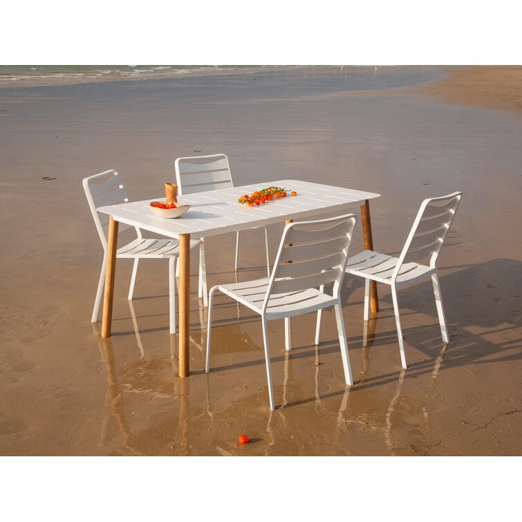 Aluminum dining chairs deals outdoor